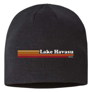 1980s Graphic Style Lake Havasu Arizona Sustainable Beanie