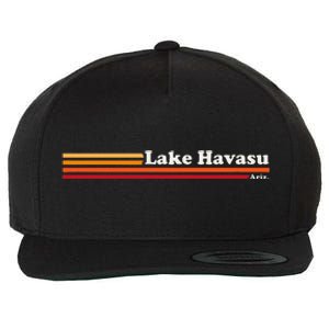 1980s Graphic Style Lake Havasu Arizona Wool Snapback Cap