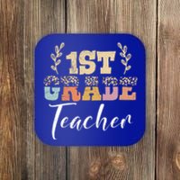 1St Grade Super Teacher Eletary School First Grade Gift Coaster