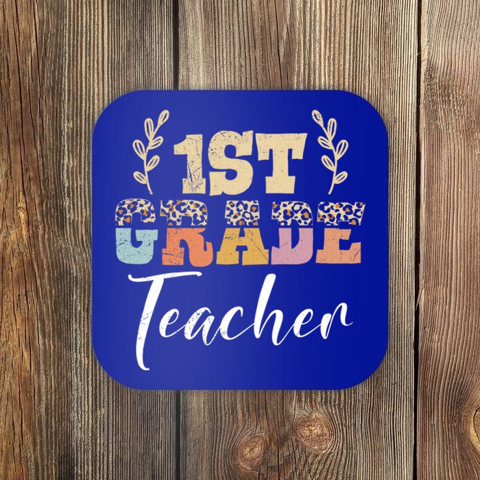 1St Grade Super Teacher Eletary School First Grade Gift Coaster