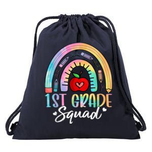 1st Grade Squad Back To School First Grade Teacher Girls Drawstring Bag