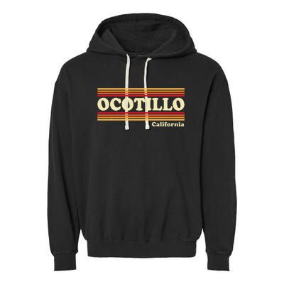 1980s Graphic Style Ocotillo California Garment-Dyed Fleece Hoodie