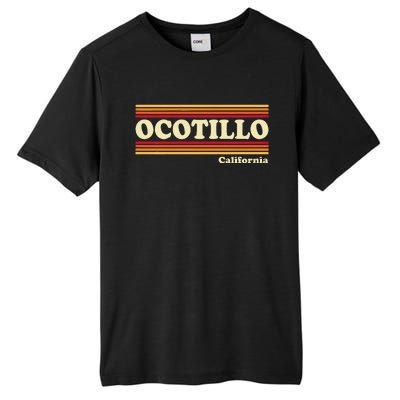 1980s Graphic Style Ocotillo California Tall Fusion ChromaSoft Performance T-Shirt