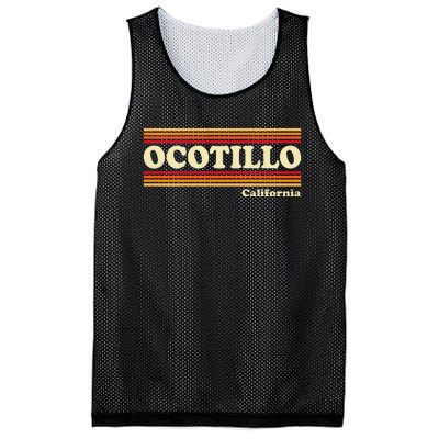 1980s Graphic Style Ocotillo California Mesh Reversible Basketball Jersey Tank