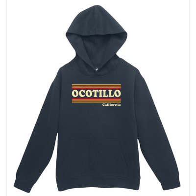 1980s Graphic Style Ocotillo California Urban Pullover Hoodie