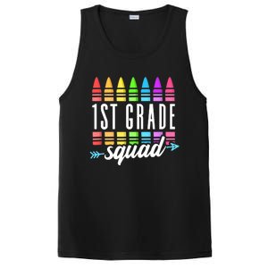 1st Grade Squad Team Crew Back School Graduation Teacher PosiCharge Competitor Tank