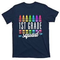 1st Grade Squad Team Crew Back School Graduation Teacher T-Shirt