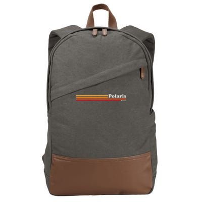 1980s Graphic Style Polaris Montana Cotton Canvas Backpack