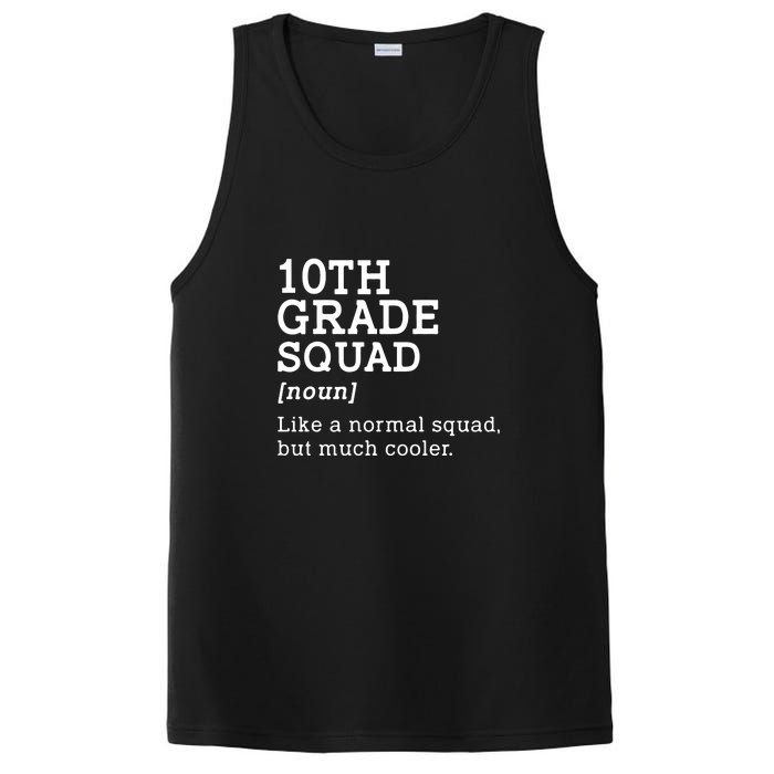 10th Grade Squad Back To School Gift Teacher Tenth Grade Team Gift PosiCharge Competitor Tank