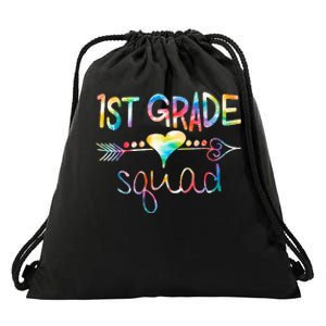 1st Grade Squad First Grade Team Teacher Drawstring Bag