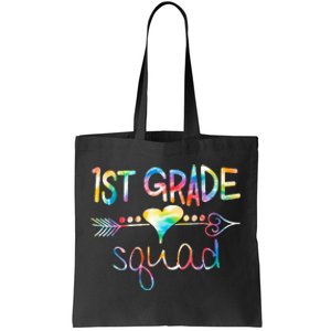 1st Grade Squad First Grade Team Teacher Tote Bag