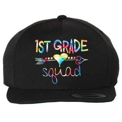 1st Grade Squad First Grade Team Teacher Wool Snapback Cap