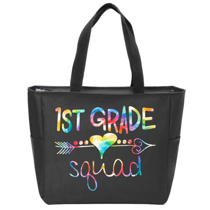 1st Grade Squad First Grade Team Teacher Zip Tote Bag