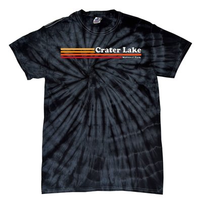 1980s Graphic Style Crater Lake National Park Tie-Dye T-Shirt