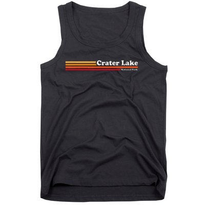 1980s Graphic Style Crater Lake National Park Tank Top