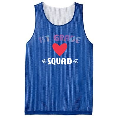 1St Grade Squad 1St Grade Cool Gift Mesh Reversible Basketball Jersey Tank