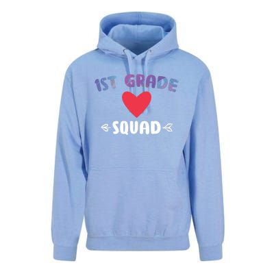 1St Grade Squad 1St Grade Cool Gift Unisex Surf Hoodie