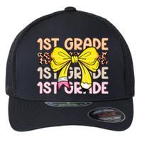 1st Grade Squad First Grade Team 1st Day Of School Flexfit Unipanel Trucker Cap