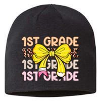 1st Grade Squad First Grade Team 1st Day Of School Sustainable Beanie