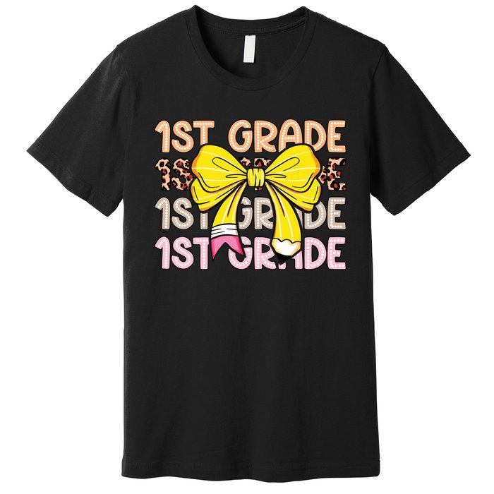 1st Grade Squad First Grade Team 1st Day Of School Premium T-Shirt