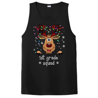 1st Grade Squad Reindeer Christmas PosiCharge Competitor Tank