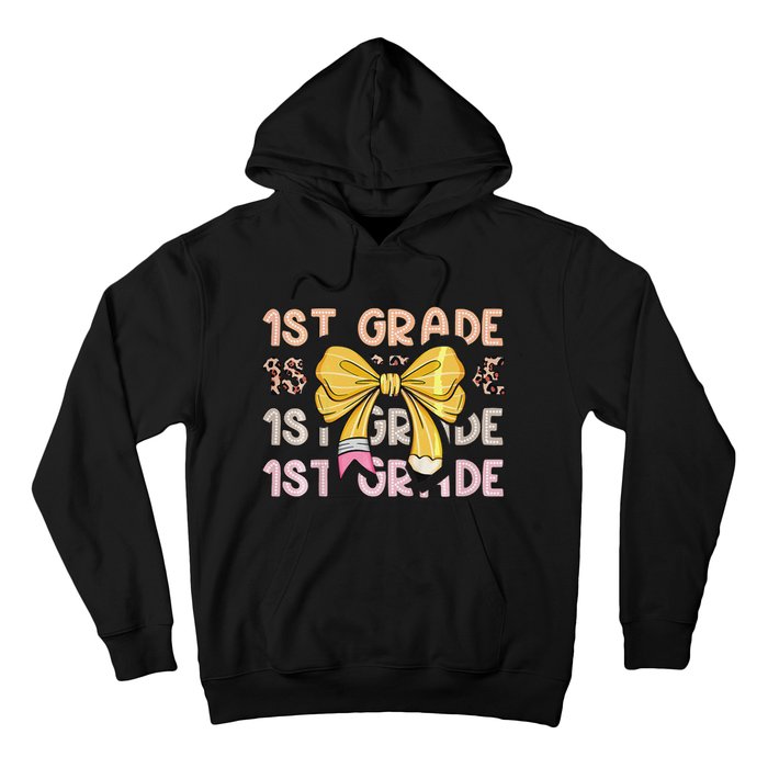 1st Grade Squad First Grade Team 1st Day Of School Gift Hoodie