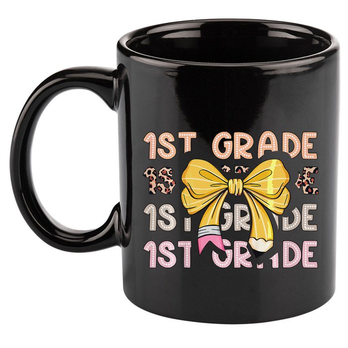 1st Grade Squad First Grade Team 1st Day Of School Gift 11oz C Handle Ceramic Mug