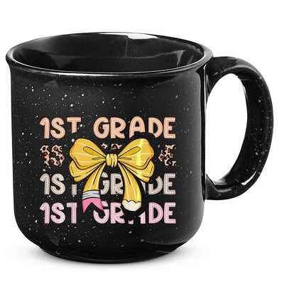 1st Grade Squad First Grade Team 1st Day Of School Gift 15oz Campfire Ceramic Mug