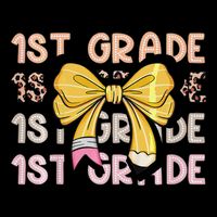 1st Grade Squad First Grade Team 1st Day Of School Gift Drawstring Bag