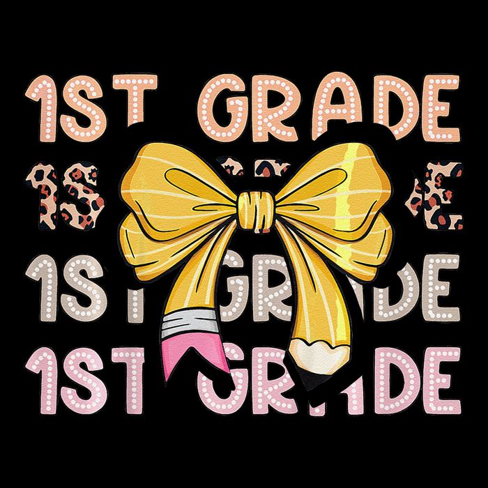 1st Grade Squad First Grade Team 1st Day Of School Gift Drawstring Bag