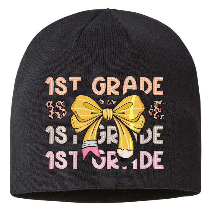 1st Grade Squad First Grade Team 1st Day Of School Gift Sustainable Beanie