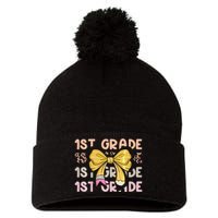 1st Grade Squad First Grade Team 1st Day Of School Gift Pom Pom 12in Knit Beanie