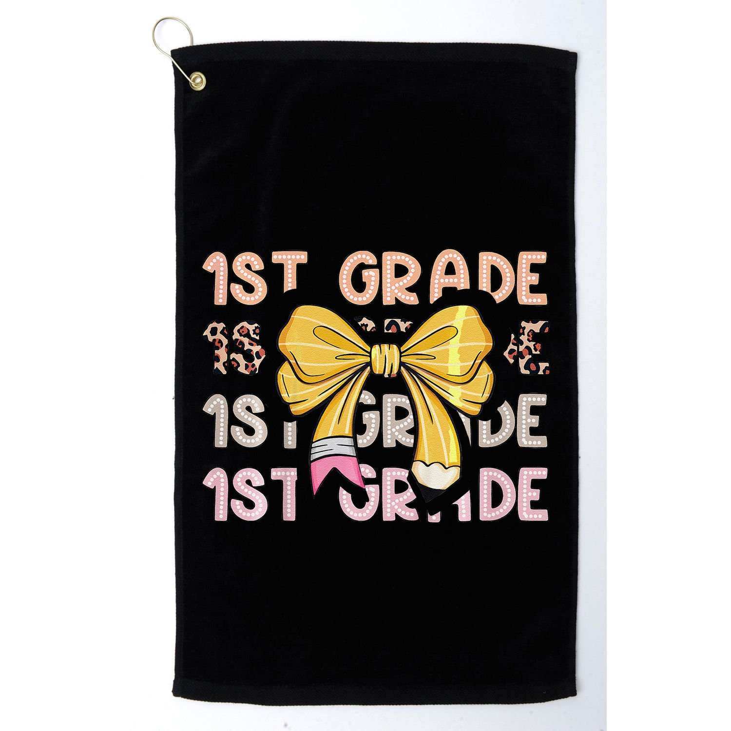 1st Grade Squad First Grade Team 1st Day Of School Gift Golf Towel