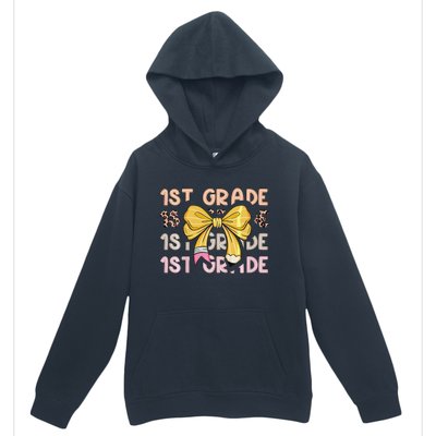 1st Grade Squad First Grade Team 1st Day Of School Gift Urban Pullover Hoodie