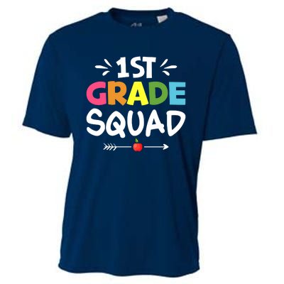 1st Grade Teacher Back To School Cooling Performance Crew T-Shirt