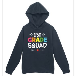 1st Grade Teacher Back To School Urban Pullover Hoodie