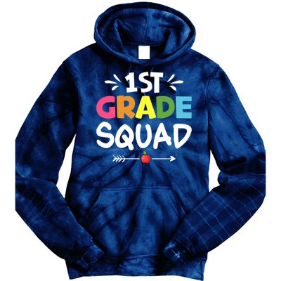 1st Grade Teacher Back To School Tie Dye Hoodie