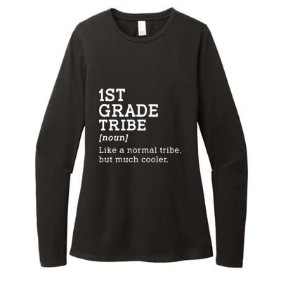 1st Grade Tribe Back To School Gift Teacher First Grade Team Gift Womens CVC Long Sleeve Shirt