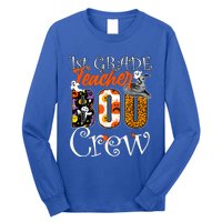 1St Grade Teacher Boo Crew Halloween First Grade Teacher Gift Long Sleeve Shirt