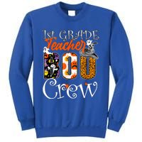 1St Grade Teacher Boo Crew Halloween First Grade Teacher Gift Sweatshirt