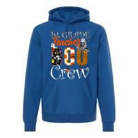 1St Grade Teacher Boo Crew Halloween First Grade Teacher Gift Premium Hoodie