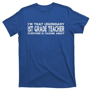 1St Grade Teacher Job Title Employee Funny 1St Grade Teacher Gift T-Shirt