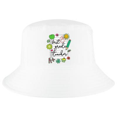 1st Grade Teacher Best First Grade Teacher Cool Comfort Performance Bucket Hat