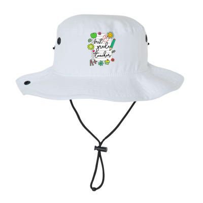 1st Grade Teacher Best First Grade Teacher Legacy Cool Fit Booney Bucket Hat