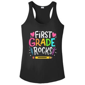 1st Grade Teacher Gift Ladies PosiCharge Competitor Racerback Tank