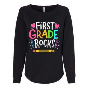 1st Grade Teacher Gift Womens California Wash Sweatshirt