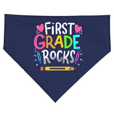 1st Grade Teacher Gift USA-Made Doggie Bandana