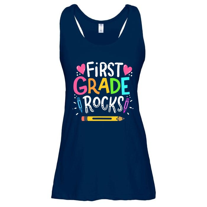 1st Grade Teacher Gift Ladies Essential Flowy Tank