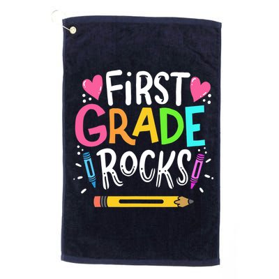 1st Grade Teacher Gift Golf Towel