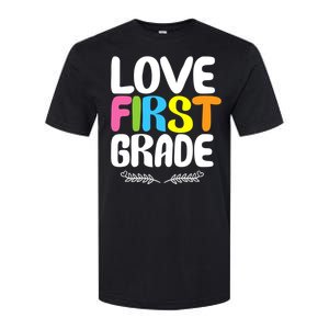 1St Grade Teacher Appreciation Love First Grade Gift Softstyle CVC T-Shirt